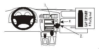 ProClip Montagebügel Nissan Patrol 98-10, Geneigt in der Gruppe Car-HiFi / Was passt in mein Auto / Nissan / Patrol bei BRL (240852603)
