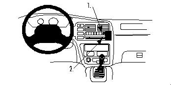 Brodit ProClip, Suzuki Grand Vitara/Vitara/XL-7 02-04 in der Gruppe Car-HiFi / Was passt in mein Auto / Suzuki / Grand Vitara / Grand Vitara 1998-2006 bei BRL (240852641)