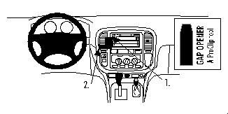 Toyota LandCruiser 100 98-01, zentriert, Doppel-DIN in der Gruppe Car-HiFi / Was passt in mein Auto / Toyota / Land Cruiser Prado / Land Cruiser Prado 1996-2008 bei BRL (240852643)