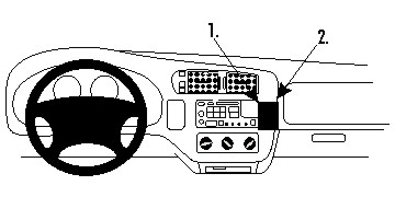 Brodit ProClip, Oldsmobile Bravada 98-05 in der Gruppe Car-HiFi / Was passt in mein Auto / Oldsmobile bei BRL (240852679)