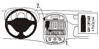 Renault Clio 99-01, zentriert in der Gruppe Car-HiFi / Was passt in mein Auto / Renault / Clio / Clio 2000-2005 bei BRL (240852695)