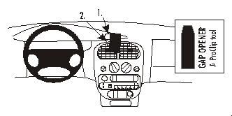 ProClip Montagehalterung Chrysler Neon 00-02, zentriert in der Gruppe Car-HiFi / Was passt in mein Auto / Chrysler bei BRL (240852704)