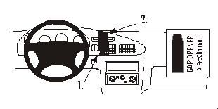 ProClip Montagehalterung Ford Ranger 01-06/Mazda B-series 99-07, zentriert in der Gruppe Car-HiFi / Was passt in mein Auto / Ford / Ranger / Ranger 2004-2006 bei BRL (240852727)