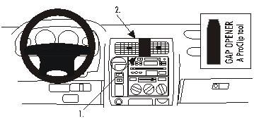 Toyota LandCruiser 90 97-02, zentriert in der Gruppe Car-HiFi / Was passt in mein Auto / Toyota / Land Cruiser Prado / Land Cruiser Prado 1996-2008 bei BRL (240852749)