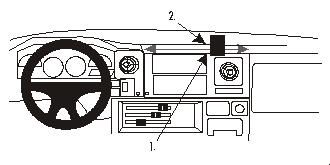ProClip Montagehalterung Toyota LandCruiser 70 84-98, angewinkelt in der Gruppe Car-HiFi / Was passt in mein Auto / Toyota / Land Cruiser Prado / Land Cruiser Prado 1996-2008 bei BRL (240852758)