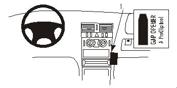 Brodit ProClip, Mercedes Benz E-Class, Limousine 95-02 in der Gruppe Car-HiFi / Was passt in mein Auto / Mercedes / E-Klasse / E-Klasse 1995-2002 W210 bei BRL (240852807)