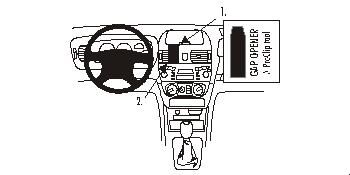 Nissan Almera 00-02, Zentriert in der Gruppe Car-HiFi / Was passt in mein Auto / Nissan / Almera bei BRL (240852823)