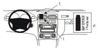 Mercedes Benz C-Klasse 00-06, Zentriert in der Gruppe Car-HiFi / Was passt in mein Auto / Mercedes / C-Klasse / C-Klasse 2001-2007 W203 bei BRL (240852824)