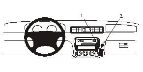 Honda CR-V 97-01, Abgewinkelt in der Gruppe Car-HiFi / Was passt in mein Auto / Honda / CR-V / CR-V 1997-2001 bei BRL (240852827)