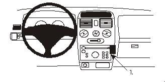 ProClip Montagehalterung Opel Agila 00-06, Abgewinkelt in der Gruppe Car-HiFi / Was passt in mein Auto / Opel / Agila / Agila 2000-2008 bei BRL (240852834)