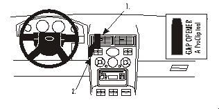Ford Mondeo 01-07, Zentriert in der Gruppe Car-HiFi / Was passt in mein Auto / Ford / Mondeo / Mondeo 2004-2007 bei BRL (240852861)