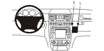 Brodit ProClip, Mercedes Benz/Puch in der Gruppe Car-HiFi / Was passt in mein Auto / Mercedes / G-Klasse bei BRL (240852945)