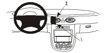 Brodit ProClip, Mercedes Benz A-Class 01-04 in der Gruppe Car-HiFi / Was passt in mein Auto / Mercedes / A-Klasse / A-Klasse W168 1997-2004 bei BRL (240852947)