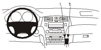 ProClip Monteringsbygel Lexus ES Serie 02-06, gewinkelt in der Gruppe Car-HiFi / Was passt in mein Auto / Lexus / Lexus ES bei BRL (240852956)