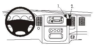 Dodge Ram Pick Up 1500 02-05, 2500/3500 03-05, gewinkelt in der Gruppe Car-HiFi / Was passt in mein Auto / Dodge / Dodge RAM bei BRL (240852972)
