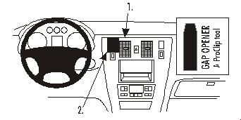 ProClip Monteringsbygel Hyundai Terracan 02-07, zentriert in der Gruppe Car-HiFi / Was passt in mein Auto / Hyundai / Terracan / Terracan 2001-2007 bei BRL (240853003)