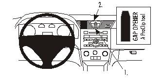 ProClip Monteringsbygel Fiat Stilo 02-07, zentriert in der Gruppe Car-HiFi / Was passt in mein Auto / Fiat / Stilo bei BRL (240853019)