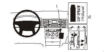 Toyota Corolla 02-07, gewinkelt in der Gruppe Car-HiFi / Was passt in mein Auto / Toyota / Corolla Verso / Corolla Verso 2001-2009 bei BRL (240853020)