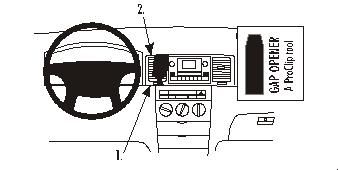 Toyota Corolla 02-07, zentriert in der Gruppe Car-HiFi / Was passt in mein Auto / Toyota / Corolla Verso / Corolla Verso 2001-2009 bei BRL (240853025)