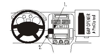 Brodit ProClip, Volkswagen Polo 02-09 in der Gruppe Car-HiFi / Was passt in mein Auto / Volkswagen / Polo / Polo 2005-2009 bei BRL (240853027)