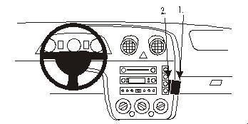 ProClip Monteringsbygel Ford Fiesta 03-05, gewinkelt in der Gruppe Car-HiFi / Was passt in mein Auto / Ford / Fiesta / Fiesta 2002-2005 bei BRL (240853055)