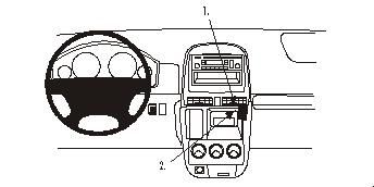 Honda CR-V 02-06, gewinkelt in der Gruppe Car-HiFi / Was passt in mein Auto / Honda / CR-V / CR-V 2002-2006 bei BRL (240853057)