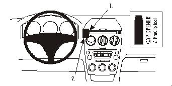 Brodit ProClip, Mazda 6 02-07 in der Gruppe Car-HiFi / Was passt in mein Auto / Mazda / Mazda 6 / Mazda 6 2002-2007 bei BRL (240853091)