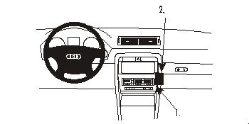 Brodit ProClip, Audi A4 Cabriolet/S4 Cabriolet 02-07 in der Gruppe Car-HiFi / Was passt in mein Auto / Audi / Audi A4 / Audi A4 2004-2008 / Sonstiges bei BRL (240853092)