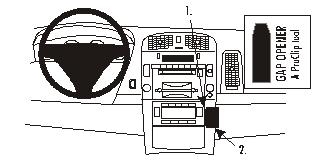 Brodit ProClip, Cadillac SRX 04-06 in der Gruppe Car-HiFi / Was passt in mein Auto / Cadillac / Cadillac SRX bei BRL (240853093)