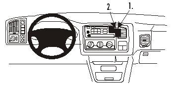 ProClip Montagehalterung Chevrolet Avalanche 02-02, Zentriert in der Gruppe Car-HiFi / Was passt in mein Auto / Chevrolet / Tahoe bei BRL (240853111)