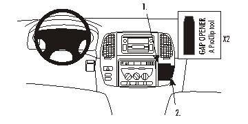 Toyota LandCruiser 100 02-07, Abgewinkelt in der Gruppe Car-HiFi / Was passt in mein Auto / Toyota / Land Cruiser Prado / Land Cruiser Prado 1996-2008 bei BRL (240853162)