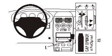 Daihatsu Sirion 02-06, Abgewinkelt in der Gruppe Car-HiFi / Was passt in mein Auto / Daihatsu bei BRL (240853165)