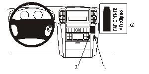 Kia Sorento 02-07, Abgewinkelt, Braune Holzverkleidung in der Gruppe Car-HiFi / Was passt in mein Auto / Kia / Sorento / Sorento 2002-2006 bei BRL (240853175)