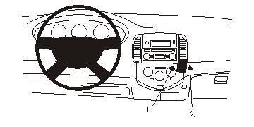 Nissan Micra 03-10, Abgewinkelt in der Gruppe Car-HiFi / Was passt in mein Auto / Nissan / Micra / Micra K12 2003-2010 bei BRL (240853202)