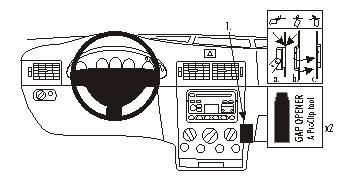 Ford Transit Connect/Tourneo Connect 03-09, Abgewinkelt in der Gruppe Car-HiFi / Was passt in mein Auto / Ford / Transit Connect / Transit Connect 2002-2013 bei BRL (240853205)