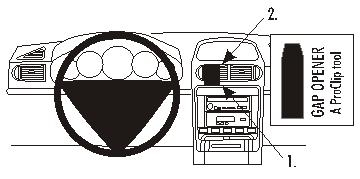 Brodit ProClip, Porsche Cayenne 03-10 in der Gruppe Car-HiFi / Was passt in mein Auto / Porsche / Cayenne / Cayenne E1 2003-2010 bei BRL (240853209)