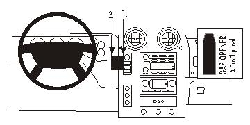 Brodit ProClip, Hummer H2 03-07 in der Gruppe Car-HiFi / Was passt in mein Auto / Hummer / Hummer H2 bei BRL (240853216)