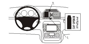 Brodit ProClip, Mercedes Benz S-Class 03-05 in der Gruppe Car-HiFi / Was passt in mein Auto / Mercedes / S-Klasse bei BRL (240853246)