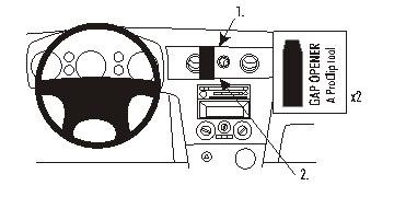 Brodit ProClip, Mitsubishi Outlander 03-06 in der Gruppe Car-HiFi / Was passt in mein Auto / Mitsubishi / Outlander / Outlander 2003-2006 bei BRL (240853251)