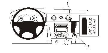 Brodit ProClip, Mitsubishi Outlander 03-06 in der Gruppe Car-HiFi / Was passt in mein Auto / Mitsubishi / Outlander / Outlander 2003-2006 bei BRL (240853252)
