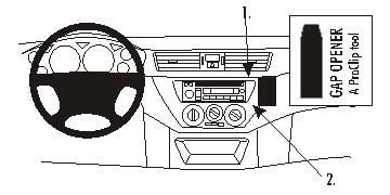 Mitsubishi Lancer 04-07, Abgewinkelt in der Gruppe Car-HiFi / Was passt in mein Auto / Mitsubishi / Lancer bei BRL (240853253)
