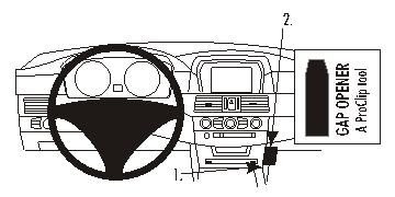 BMW 520-545/M5 E60, E61 04-10, Winkelmontage, Niedrig in der Gruppe Car-HiFi / Was passt in mein Auto / BMW / BMW 5 Serie / BMW E60/E61 2004-2011 / Sonstiges E60/E61 2004-2011 bei BRL (240853283)