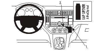 Ford C-Max 04-10/Ford Kuga 08-12, Winkelmontage, Niedrig in der Gruppe Car-HiFi / Was passt in mein Auto / Ford / Kuga / Kuga 2008-2012 bei BRL (240853354)