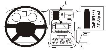 Volkswagen Golf V 04-09, Mitte in der Gruppe Car-HiFi / Was passt in mein Auto / Volkswagen / Golf / Golf Mk6 2009-2013 / Sonstiges Golf Mk6 2009-2013 bei BRL (240853358)