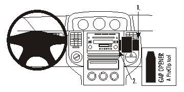 Nissan X-Trail 04-07, Winkelmontage in der Gruppe Car-HiFi / Was passt in mein Auto / Nissan / X-trail bei BRL (240853368)