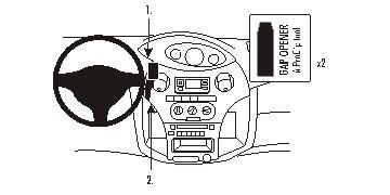 Toyota Yaris 03-05, Zentriert in der Gruppe Car-HiFi / Was passt in mein Auto / Toyota / Yaris / Yaris 1999-2005 bei BRL (240853381)