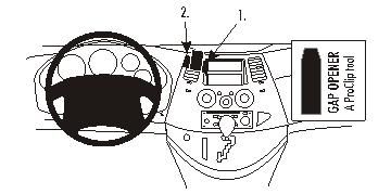 ProClip Montagebügel Mitsubishi Grandis 04-10, Zentriert in der Gruppe Car-HiFi / Was passt in mein Auto / Mitsubishi bei BRL (240853488)