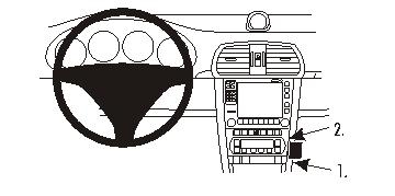 Brodit ProClip, Porsche 911/Boxster (Type 987)/Carrera 911S/Cayman (Type 987) in der Gruppe Car-HiFi / Was passt in mein Auto / Porsche / 911 / 911 2008-2011 (997 mk2) bei BRL (240853540)