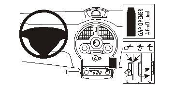 Renault Modus 05-13, angewinkelt in der Gruppe Car-HiFi / Was passt in mein Auto / Renault / Modus bei BRL (240853575)