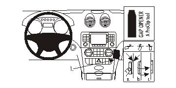 Brodit ProClip, Mercedes Benz M-Class/ML 05-11 in der Gruppe Car-HiFi / Was passt in mein Auto / Mercedes / ML bei BRL (240853623)